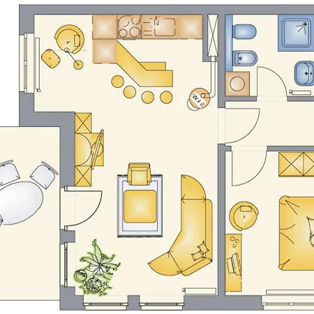 Apartment Brise Seeresidenz Haus Nordic App 04 *
